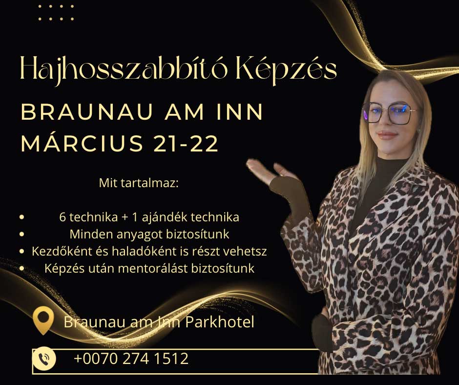 Hajhosszabbító képzés